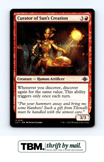 2023 Magic the Gathering The Lost Caverns of Ixalan #141 Curator Suns Creation