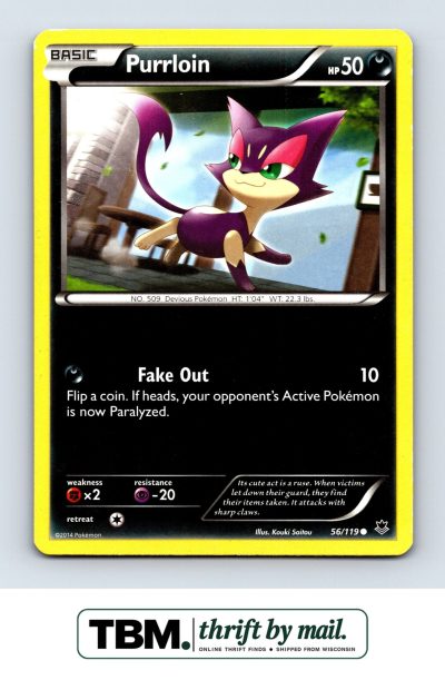 2014 Pokemon XY - Phantom Forces #56/119 Purrloin