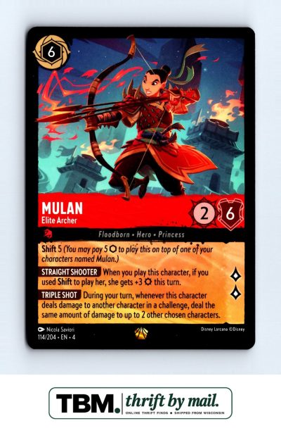 2024 Disney Lorcana Ursula's Return #114/204 Mulan
