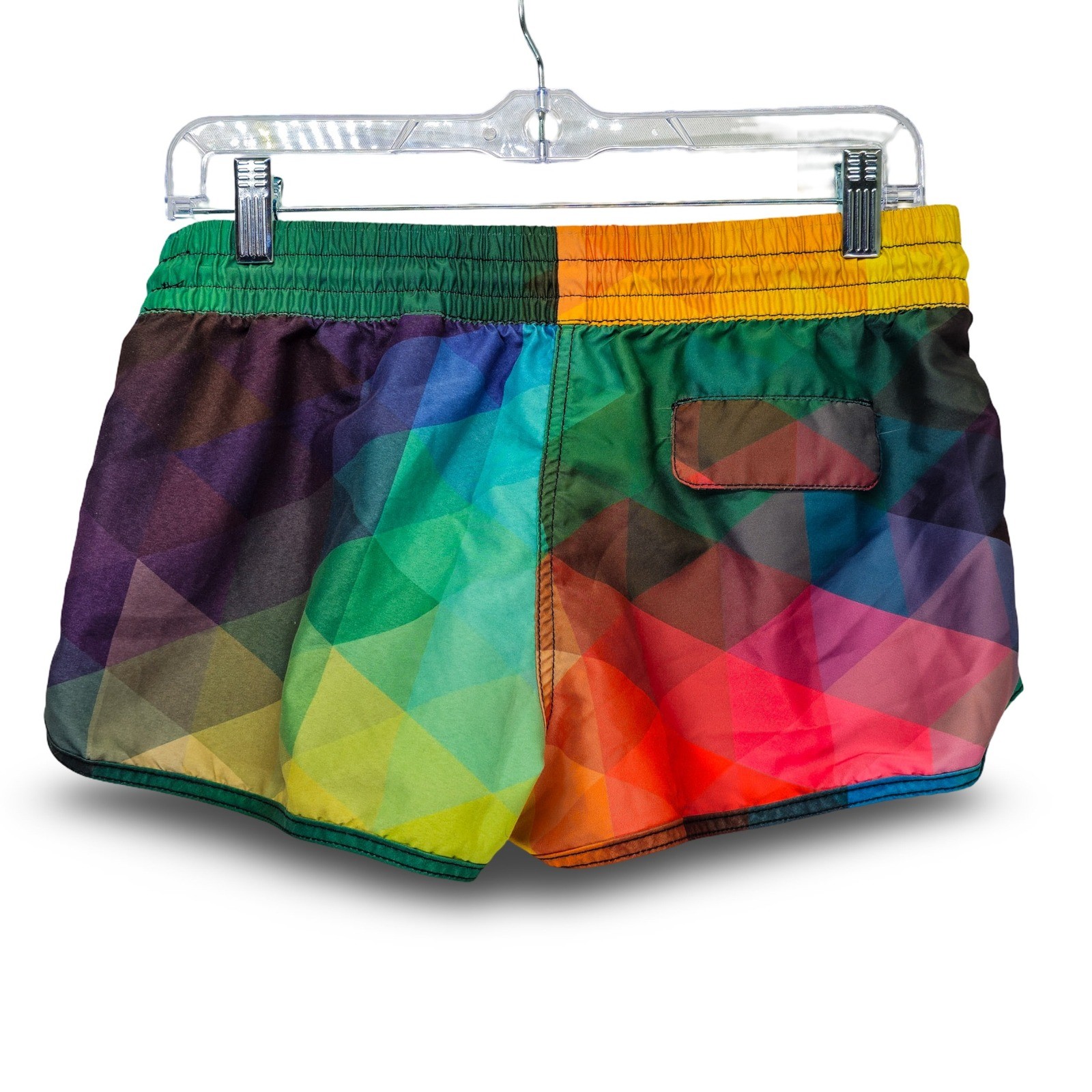 SURF CUZ Geometric Print Board Shorts Womens Small Multicolor Excellent - Image 2