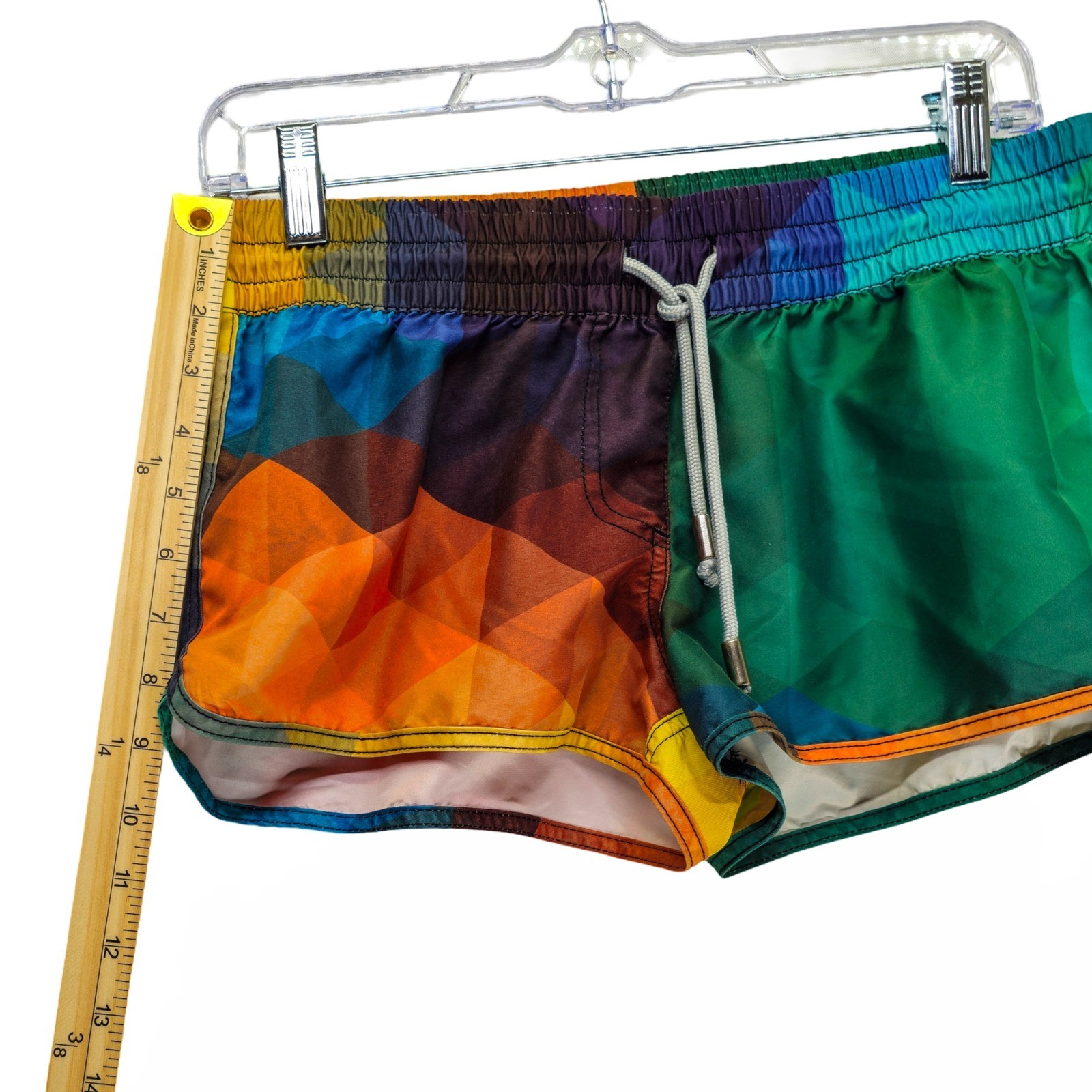 SURF CUZ Geometric Print Board Shorts Womens Small Multicolor Excellent - Image 6