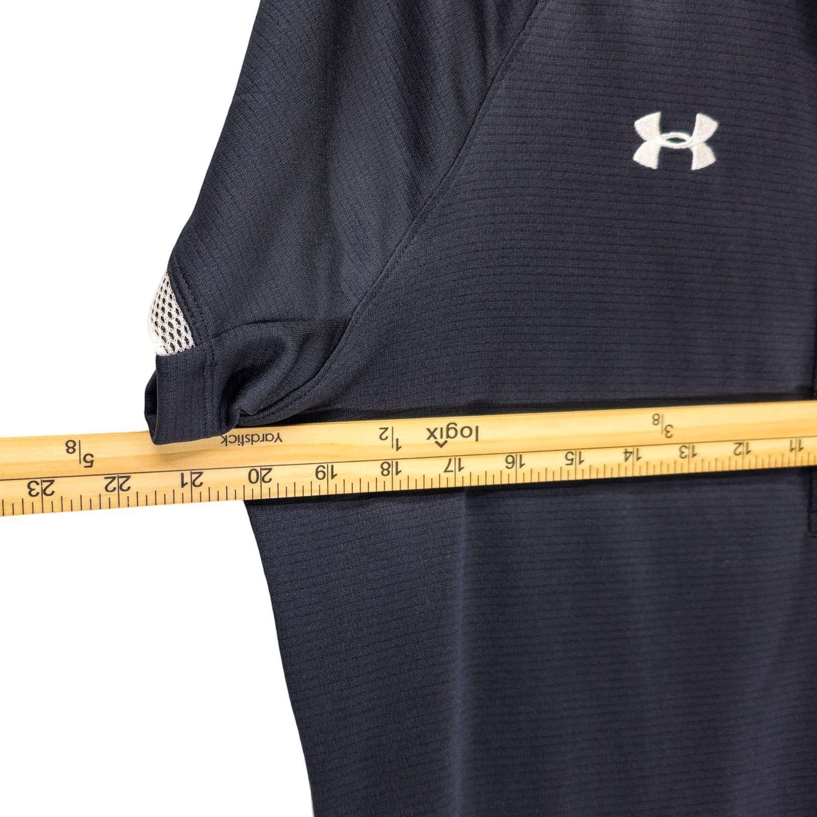 Under Armour Eastbay Polo Shirt Womens Large Navy Blue New - Image 7