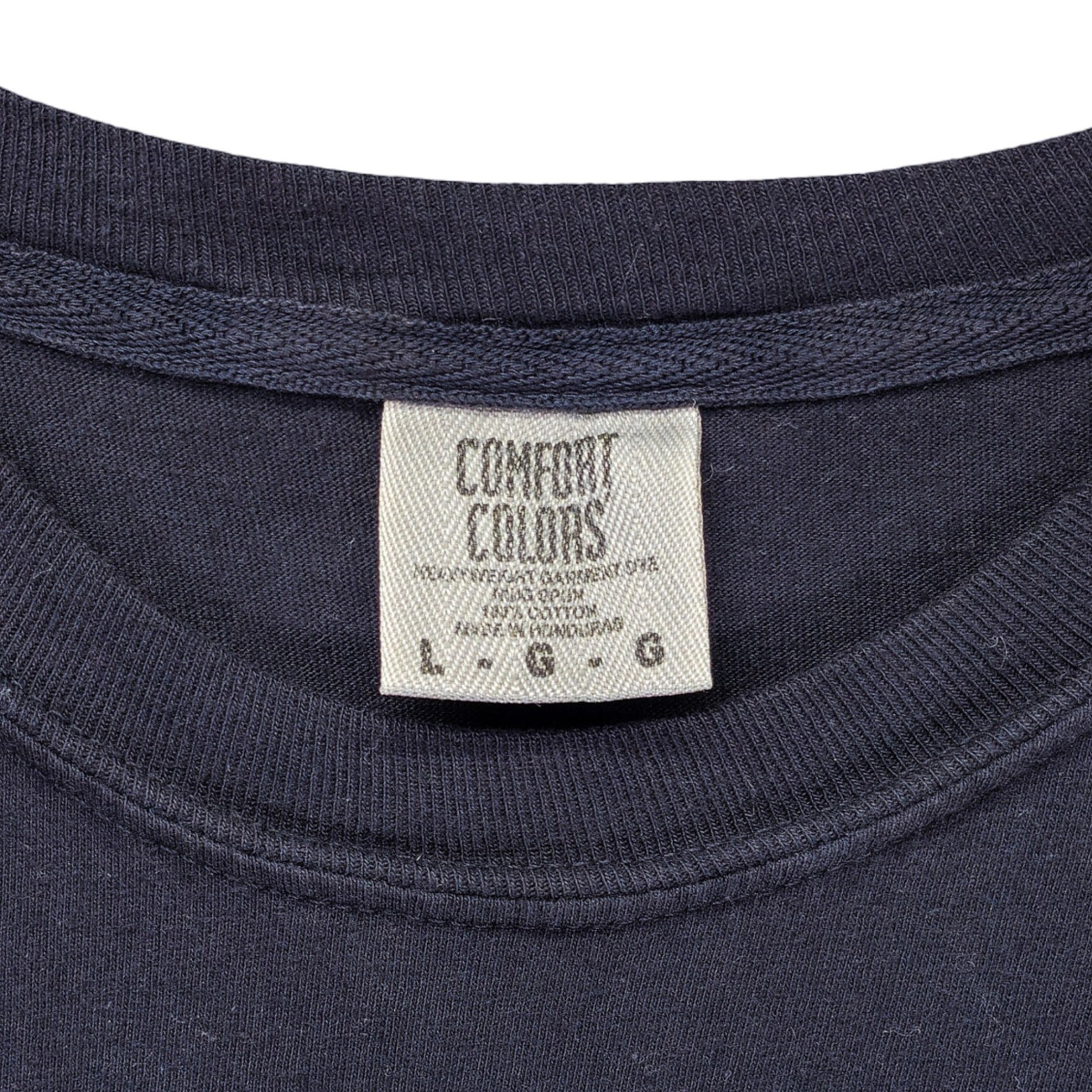 Comfort Colors Graphic Tee Mens Large Black Good Try That In A Small Town Skull - Image 3