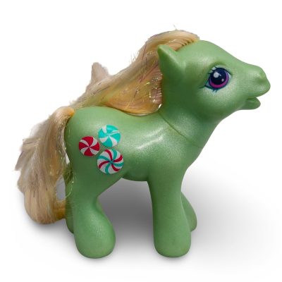 Hasbro My Little Pony G3 Minty Figure Kids OS Green Good Peppermint Candy 2002