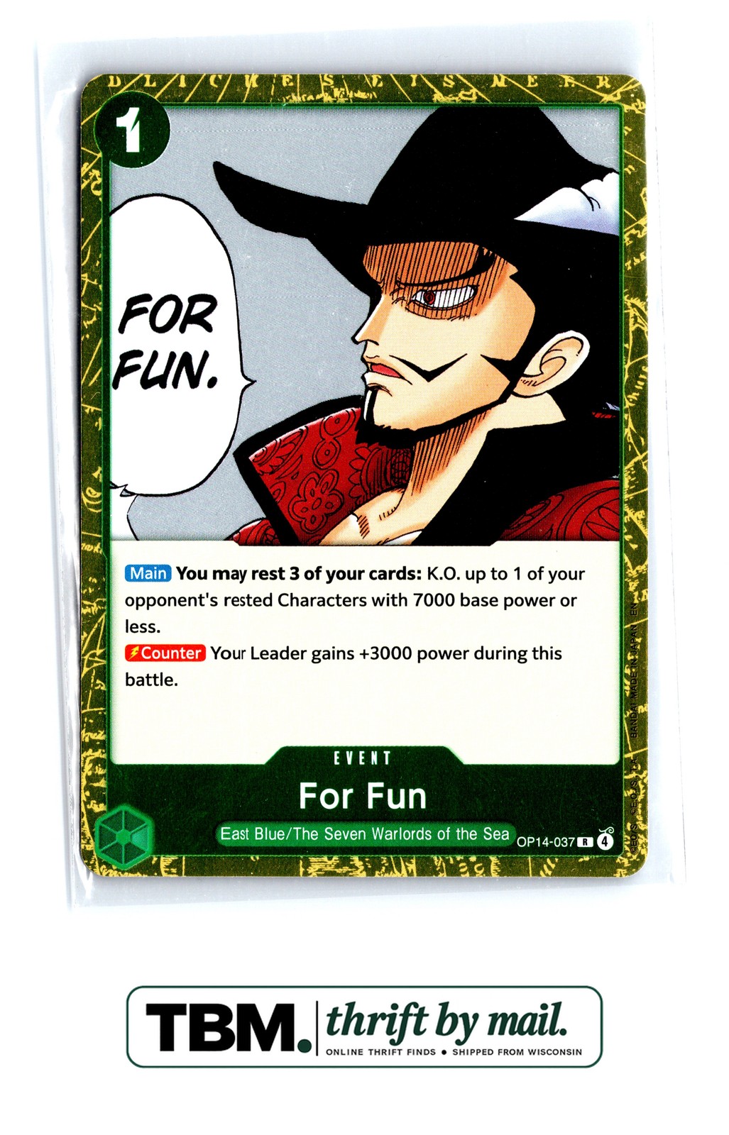 2026 One Piece The Azure Sea's Seven #OP14-037 For Fun