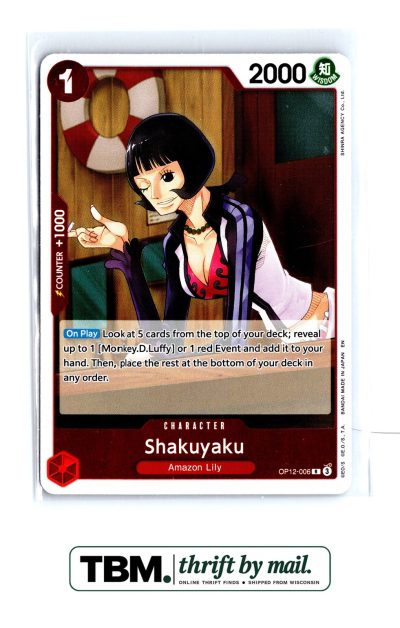 2025 One Piece Legacy of the Master #OP12-006 Shakuyaku