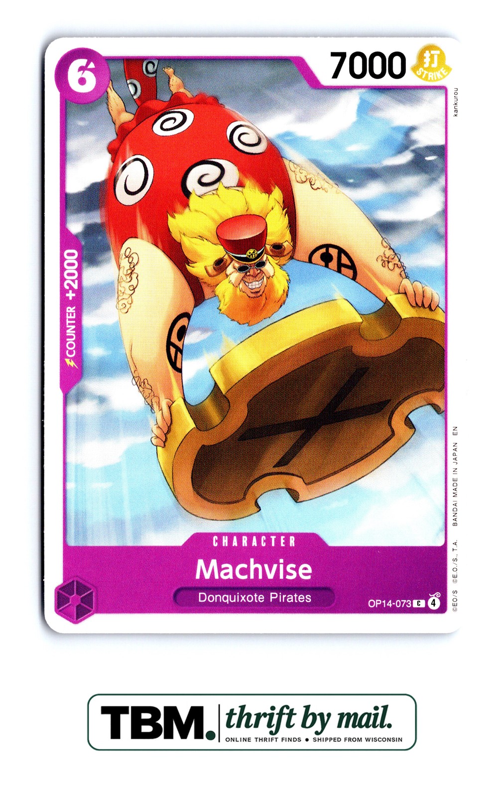 2026 One Piece The Azure Sea's Seven #OP14-073 Machvise