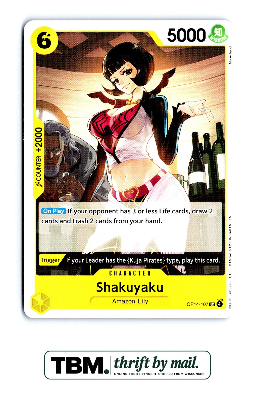 2026 One Piece The Azure Sea's Seven #OP14-107 Shakuyaku