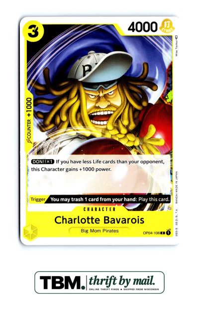 2023 One Piece Kingdoms of Intrigue #OP04-106 Charlotte Bavarois