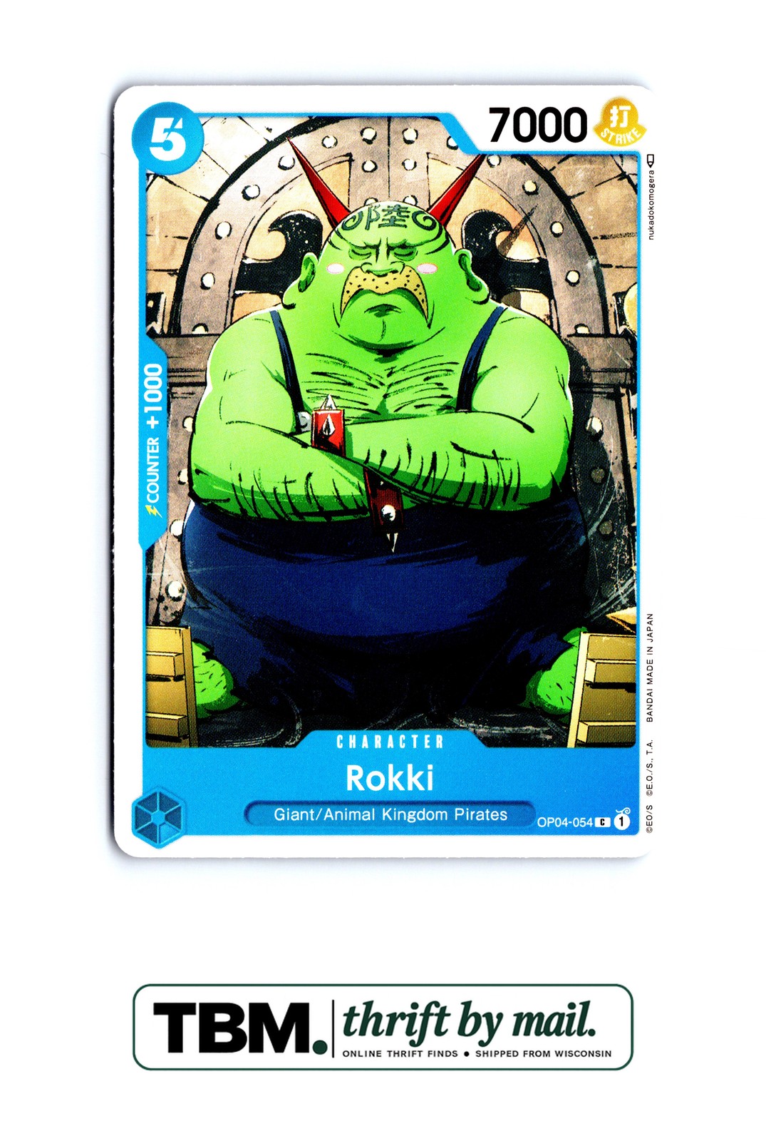 2023 One Piece Kingdoms of Intrigue #OP04-054 Rokki