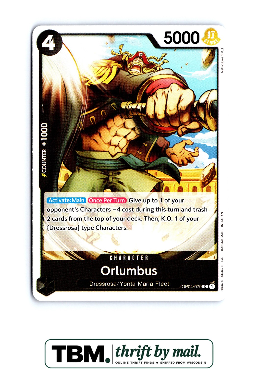 2023 One Piece Kingdoms of Intrigue #OP04-079 Orlumbus