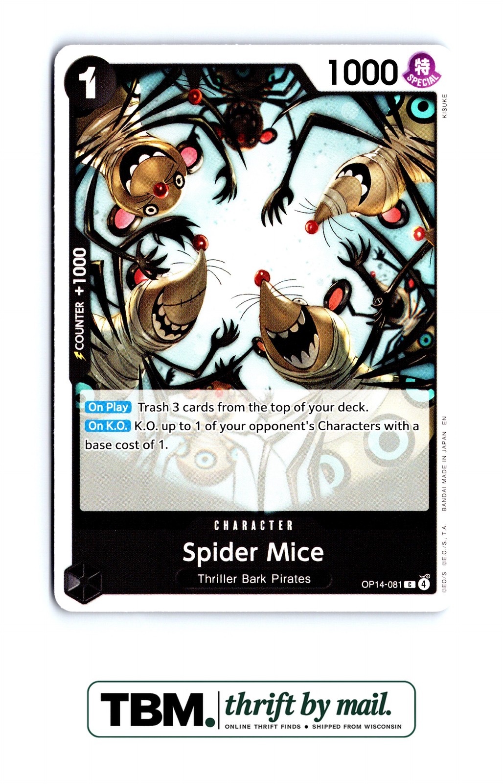 2026 One Piece The Azure Sea's Seven #OP14-081 Spider Mice