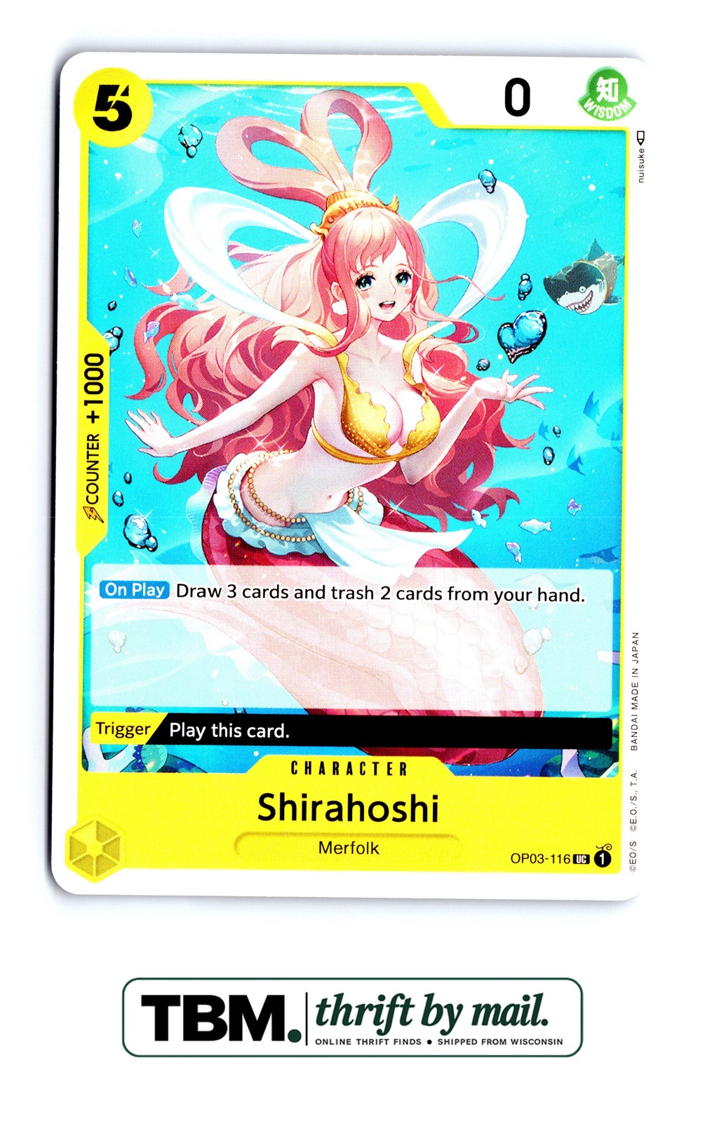 2023 One Piece Pillars of Strength #OP03-116 Shirahoshi