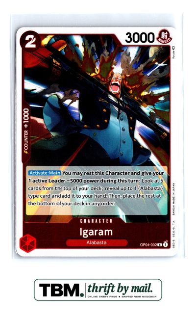 2023 One Piece Kingdoms of Intrigue #OP04-002 Igaram
