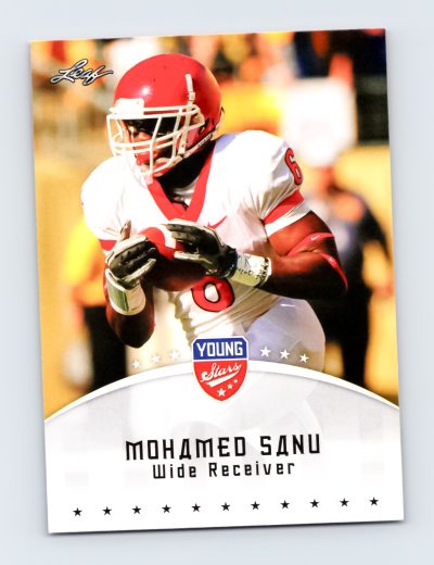2012 Leaf Young Stars #66 Mohamed Sanu RC Rookie Card EXCELLENT