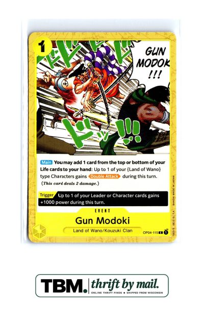 2023 One Piece Kingdoms of Intrigue #OP04-115 Gun Modoki