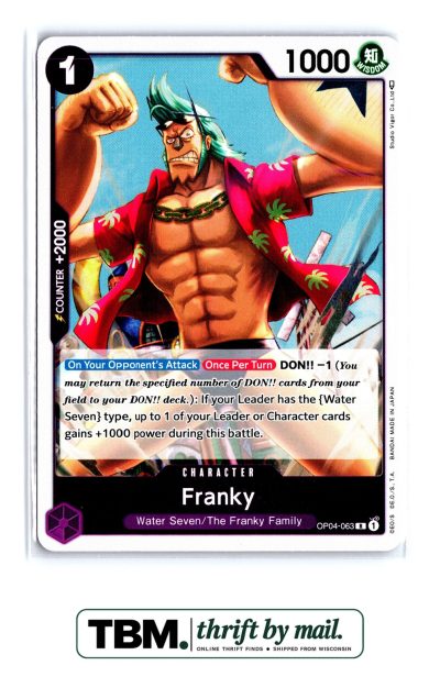 2023 One Piece Kingdoms of Intrigue #OP04-063 Franky