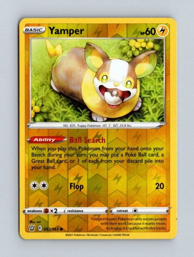 SWSH05: Battle Styles #052/163 Yamper Holo