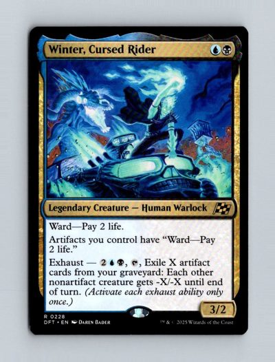 Aetherdrift #228 Winter, Cursed Rider