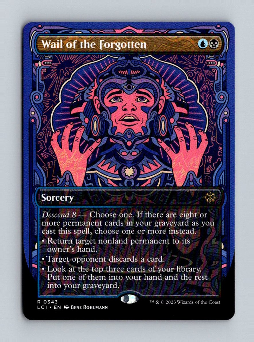 The Lost Caverns of Ixalan #343 Wail of the Forgotten (Borderless)
