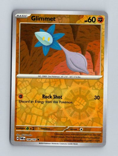 SV06: Twilight Masquerade #108/167 Glimmet Holo