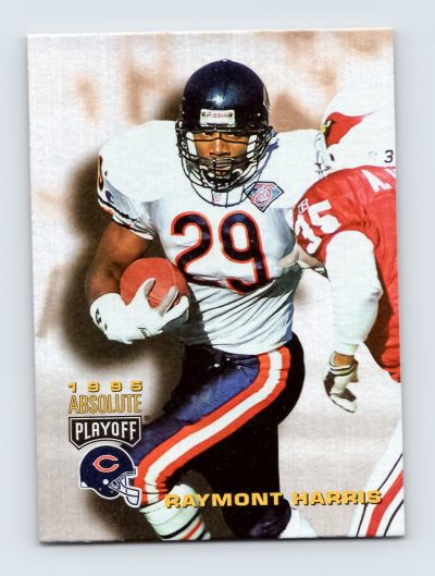 1995 Playoff Absolute #28 Raymont Harris Chicago Bears Football Card MINT