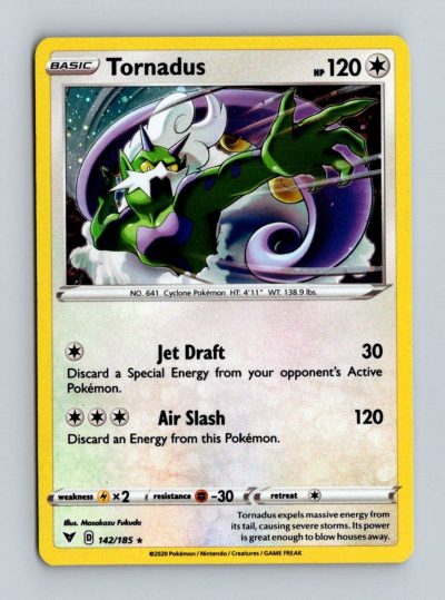 SWSH04: Vivid Voltage #142/185 Tornadus Holo