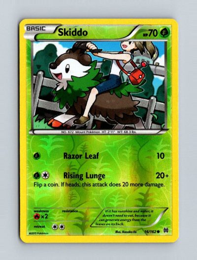 XY - BREAKthrough #16/162 Skiddo Holo