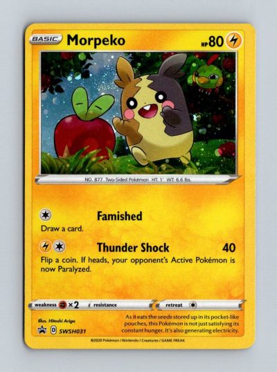 SWSH: Sword & Shield Promo Cards #SWSH031 Morpeko Holo
