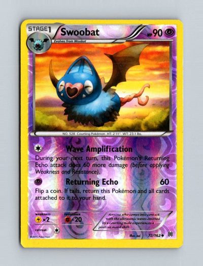 XY - BREAKthrough #72/162 Swoobat Holo