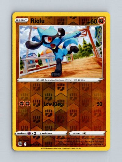 SWSH09: Brilliant Stars #078/172 Riolu Holo