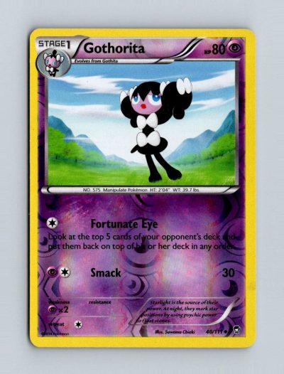 XY - Furious Fists #40/111 Gothorita Holo