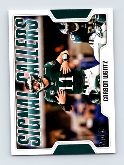 Carson Wentz 2018 Score #24 Signal Callers Philadelphia Eagles Card