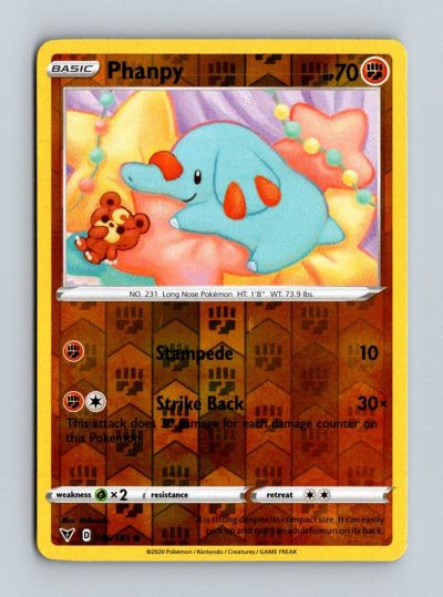 SWSH04: Vivid Voltage #086/185 Phanpy Holo