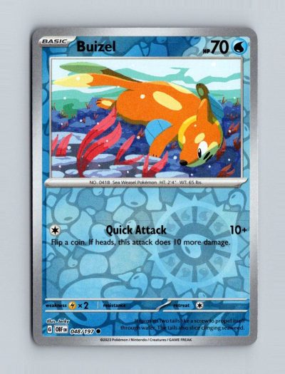 SV03: Obsidian Flames #048/197 Buizel Holo