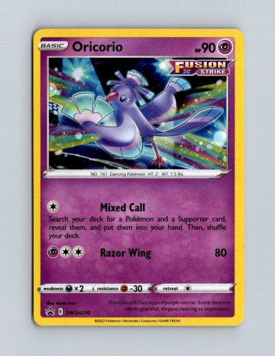 SWSH: Sword & Shield Promo Cards #SWSH210 Oricorio Holo