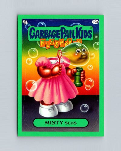 2011 Topps Garbage Pail Kids Flashback Series 3 #40a Misty Suds Gross Green