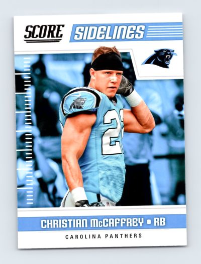 Christian McCaffrey 2018 Score #6 Sidelines Carolina Panthers Card EXCELLENT
