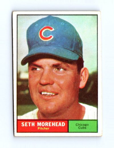 1961 Topps #107 Seth Morehead