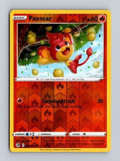 SWSH08: Fusion Strike #037/264 Pansear Holo