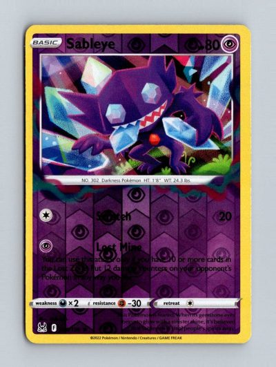 SWSH11: Lost Origin #070/196 Sableye Holo