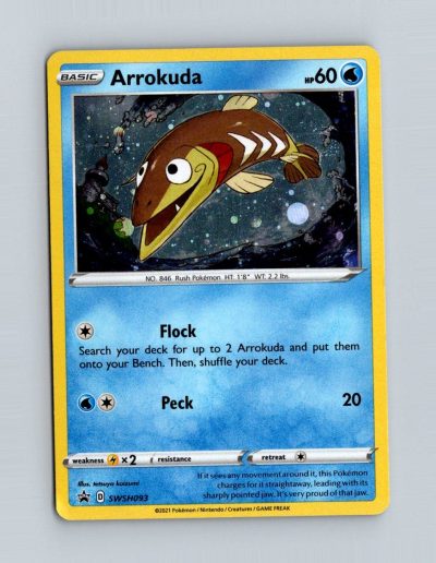 SWSH: Sword & Shield Promo Cards #SWSH093 Arrokuda Holo