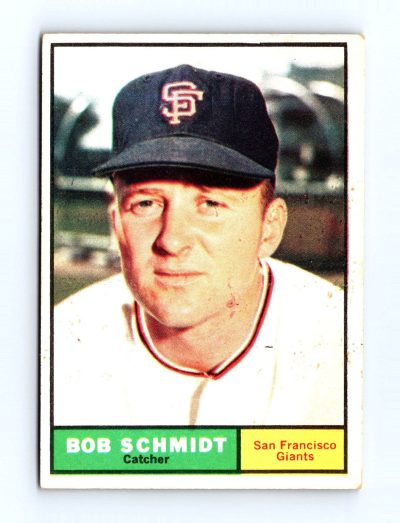 1961 Topps #31 Bob Schmidt