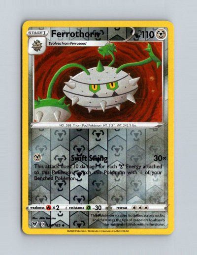 SWSH04: Vivid Voltage #124/185 Ferrothorn Holo