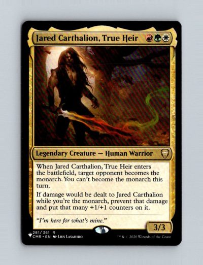 The List Reprints #281 Jared Carthalion, True Heir