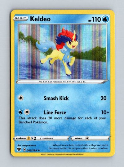 SWSH10: Astral Radiance #045/189 Keldeo Holo