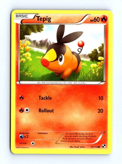 Black and White #15/114 Tepig (15)