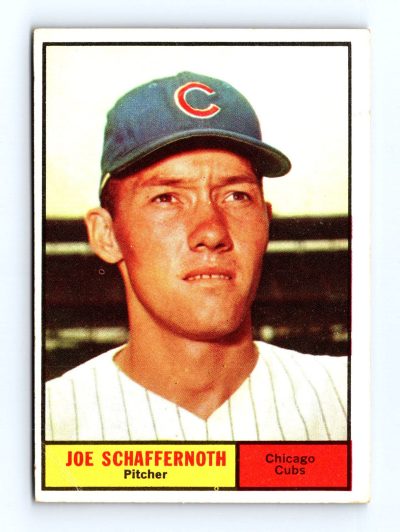 1961 Topps #58 Joe Schaffernoth