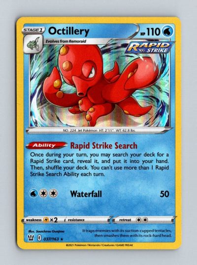 SWSH05: Battle Styles #037/163 Octillery Holo