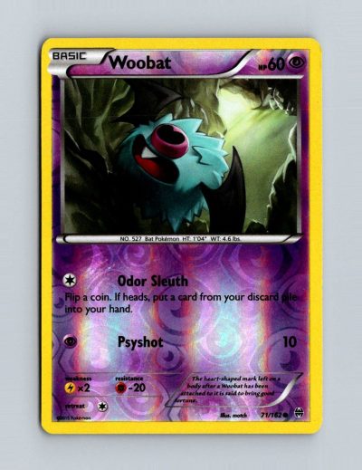 XY - BREAKthrough #71/162 Woobat Holo